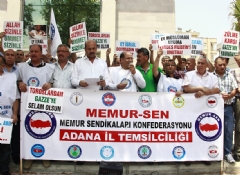 Adana'da Gazze protestosu