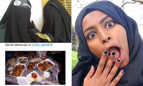 IŞİD'e katılan 3 kızdan ilk fotoğraf!