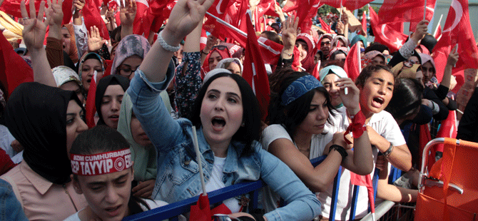 Erdoğan'a Adana'da sevgi seli