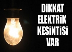 Adana'da elektrik kesintisi