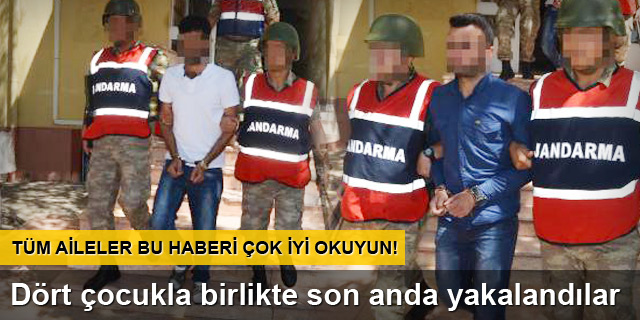 4 çocuğu PKK'ya götürmeye çalışan 2 kişi tutuklandı