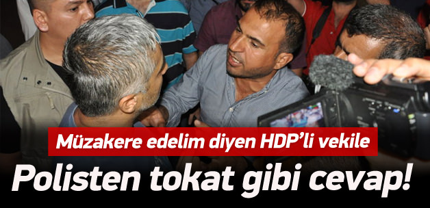 Batman'da HDP'liler ile polis arasında gerginlik