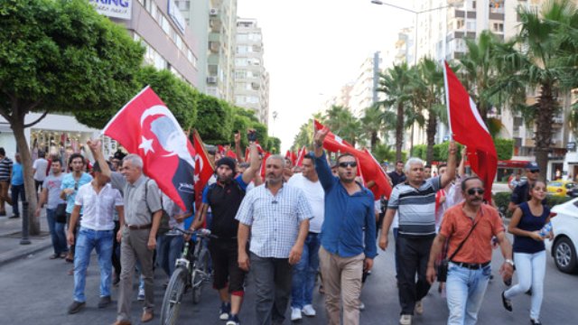 Adanalılar, Terör Olaylarını Protesto Etti
