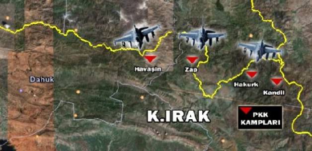 TSK, PKK yuvalarını imha etti!