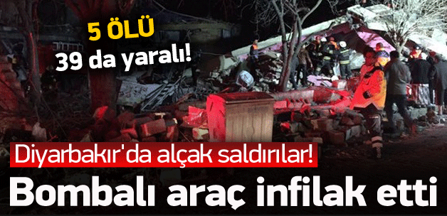 Diyarbakır'da 3 ayrı noktaya eş zamanlı saldırı