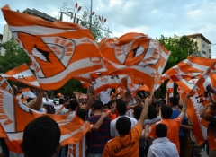Adana'da Süper Lig sevinci 