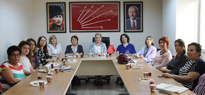 CHP'li kadınlar milletvekilleri ile buluştu