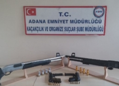 Adana'da kaçak silah operasyonu