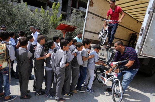 Erdoğan'dan Gazzeli çocuklara bin adet bisiklet