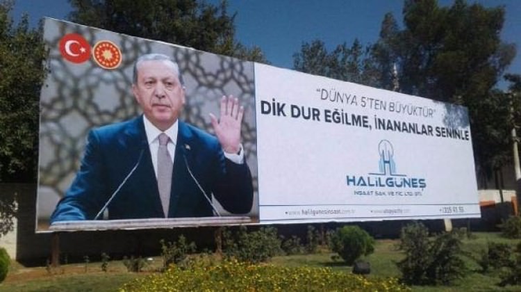Erdoğan'lı billboard reklamı yapmıştı, tutuklandı!