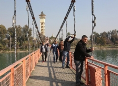Sinanpaşa Asma Köprüsü onarıldı
