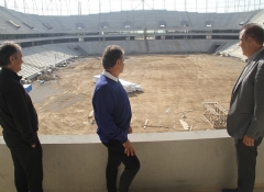 Gökoğlu yeni stadı inceledi
