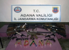 Adana merkezli silah operasyonu