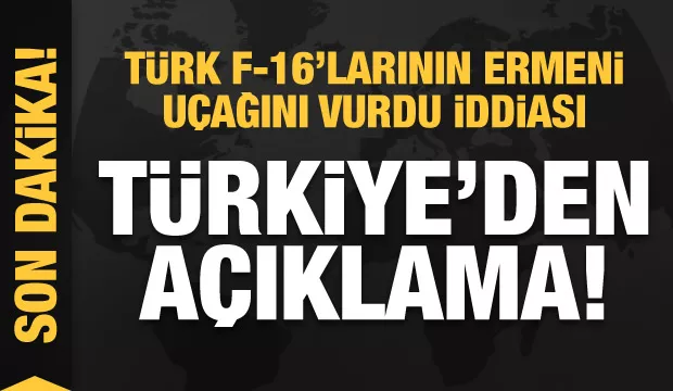 Türk F-16'larının Ermeni savaş uçağını vurdu iddiası!
