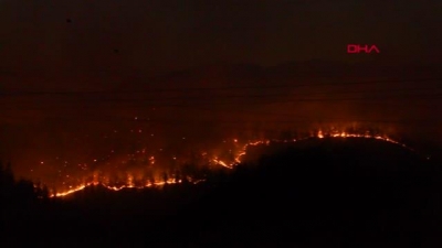 Kozan'daki Yangın İkinci Gününde Devam Ediyor