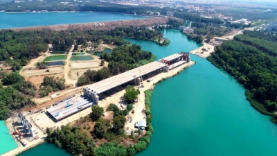 Adana'da Türkiye'nin en uzun 4. köprüsü inşaatı